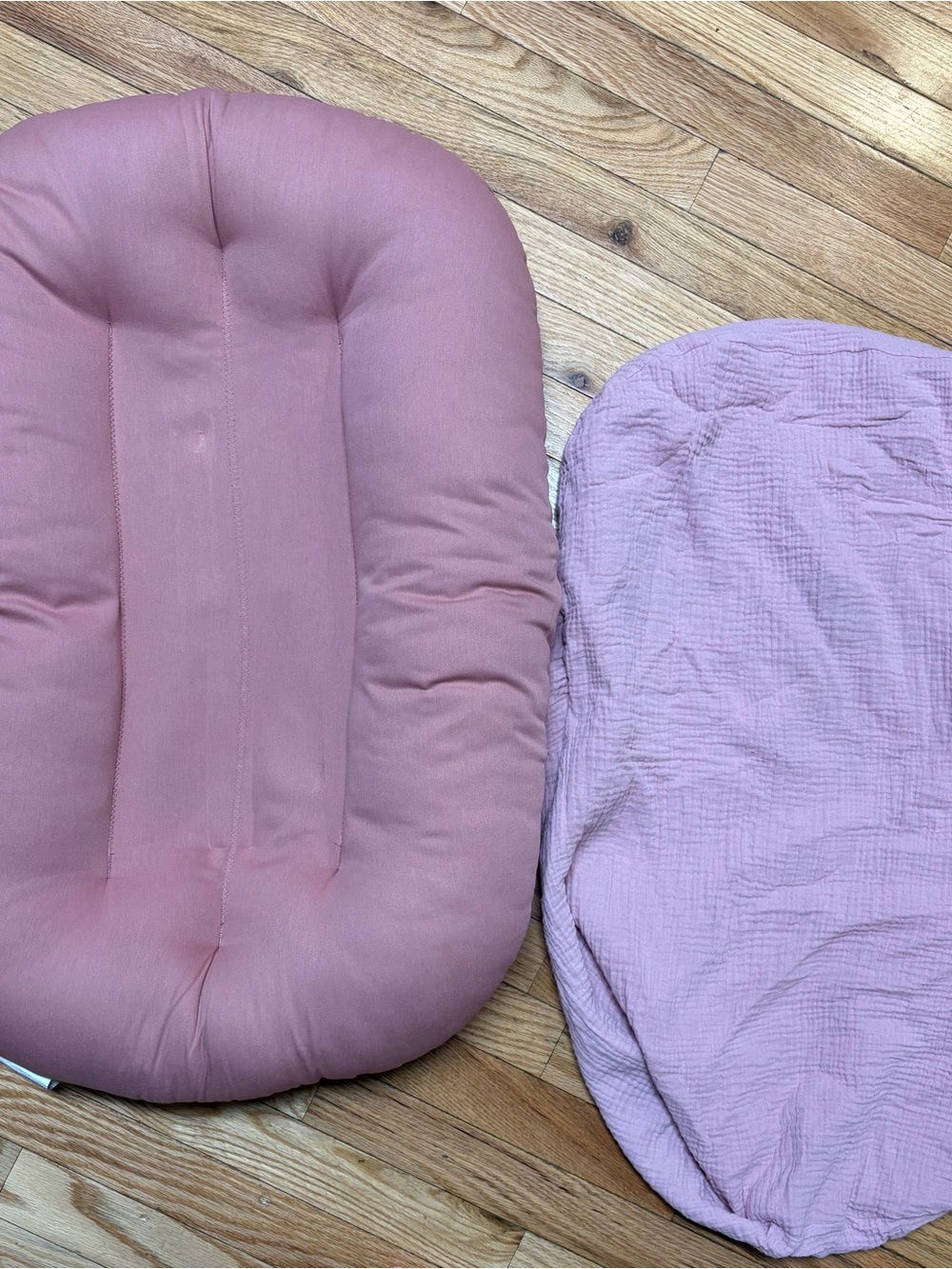 Pink Infant Lounger and Changing Pad Cover